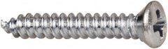 Value Collection - #4 Oval Head Phillips Sheet Metal Screw - Steel, 3/4" OAL, AISI 1016, ANSI/ASME B18.6.4, ASME B18.6.3 & SAE J933, Grade 1016-1024 - Exact Tooling