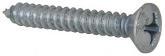 Value Collection - #12 Oval Head Phillips Sheet Metal Screw - Steel, 1-1/2" OAL, AISI 1016, ANSI/ASME B18.6.4, ASME B18.6.3 & SAE J933, Grade 1016-1024 - Exact Tooling