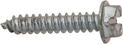Value Collection - #8 Hex Washer Head Slotted Sheet Metal Screw - Steel, 7/8" Length Under Head, AISI 1016, ASME B18.6.3, ASME B18.6.4 & SAE J933, Grade 1016-1024 - Exact Tooling