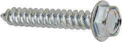 Value Collection - #8 Hex Washer Head Sheet Metal Screw - Steel, 1" Length Under Head, AISI 1016, ASME B18.6.3, ASME B18.6.4 & SAE J933, Grade 1016-1024 - Exact Tooling