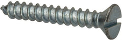Value Collection - #12 Flat Head Slotted Sheet Metal Screw - Steel, 1-1/2" OAL, AISI 1016, ASME B18.6.3, ASME B18.6.4 & SAE J933, Grade 1016-1024 - Exact Tooling