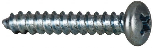 Value Collection - #6 Pan Head Phillips Sheet Metal Screw - Steel, 7/8" Length Under Head, AISI 1016, ASME B18.6.3, ASME B18.6.4 & SAE J933, Grade 1016-1024 - Exact Tooling