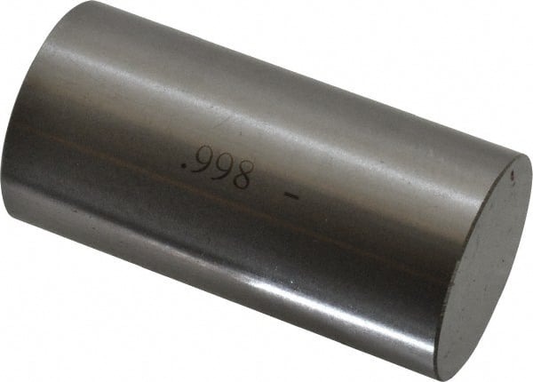 SPI - 0.998" Diam Class ZZ Minus Plug & Pin Gage - Steel, 0.000200" Tolerance - Exact Tooling