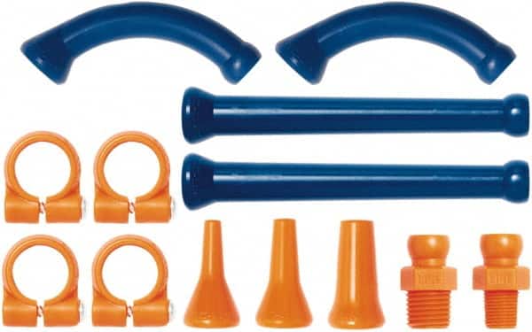 Loc-Line - 1/4" Hose Inside Diam, Coolant Hose Extension Element Kit - For Use with Loc-Line Modular Hose System - Exact Tooling