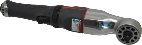 Ingersoll-Rand - 1/2" Drive, 7,100 RPM, 45 to 160 Ft/Lb Torque Impact Wrench - Angled Handle, 3.5 CFM, 1/4" NPT Inlet - Exact Tooling