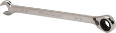 Paramount - 5/16" 12 Point Offset Combination Wrench - 15° Offset Angle, 5" OAL, Chrome Vanadium Steel, Polished Finish - Exact Tooling