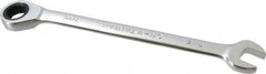 Paramount - 7/16" 12 Point Offset Combination Wrench - 15° Offset Angle, 5-1/2" OAL, Chrome Vanadium Steel, Polished Finish - Exact Tooling