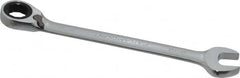 Paramount - 9/16" 12 Point Offset Combination Wrench - 15° Offset Angle, 6" OAL, Chrome Vanadium Steel, Polished Finish - Exact Tooling