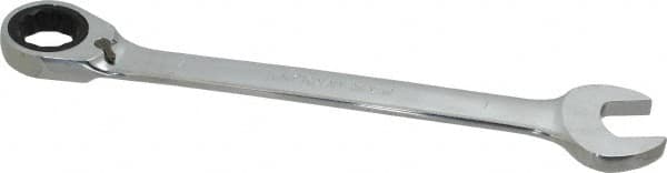 Paramount - 1" 12 Point Offset Combination Wrench - 15° Offset Angle, 12-1/2" OAL, Chrome Vanadium Steel, Polished Finish - Exact Tooling