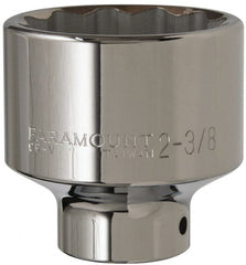 Paramount - 2-3/8", 3/4" Drive, Standard Hand Socket - 12 Points, 3-5/8" OAL - Exact Tooling