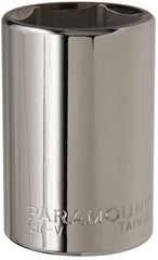 Paramount - 1-5/16", 3/4" Drive, Deep Hand Socket - 6 Points, 3-1/2" OAL, Steel, Chrome Finish - Exact Tooling