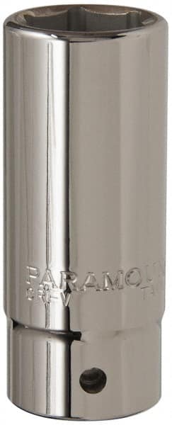 Paramount - 1", 3/4" Drive, Deep Hand Socket - 6 Points, 3-1/2" OAL, Steel, Chrome Finish - Exact Tooling