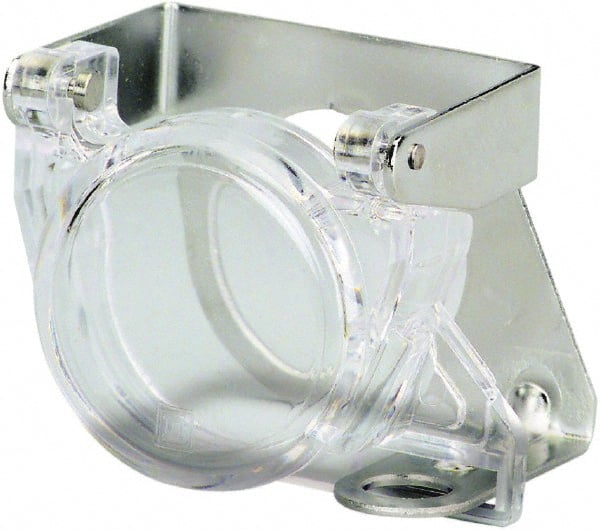 Square D - 30mm, Clear, Selector Switch Padlock Attachment - For Use with 9001K/SK Selector Switches - Exact Tooling