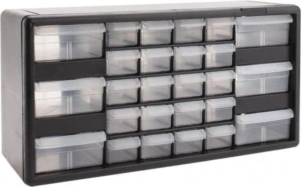 Akro-Mils - 26 Drawer, Small Parts Cabinet - 6-3/8" Deep x 20" Wide x 10-11/32" High - Exact Tooling