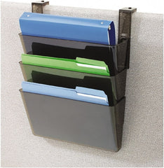 Deflect-o - 11 x 8 1/2", Letter Size, Smoke, File Folders with Top Tab - Exact Tooling