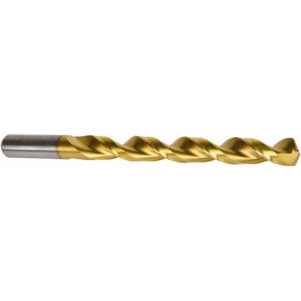 Precision Twist Drill - 0.3937" 135° High Speed Steel Jobber Drill - Exact Tooling