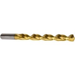 Precision Twist Drill - 0.3937" 135° High Speed Steel Jobber Drill - Exact Tooling