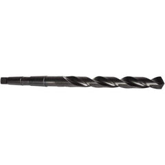 Precision Twist Drill - 28mm, 3MT 118° Point High Speed Steel Taper Shank Drill Bit - Exact Tooling