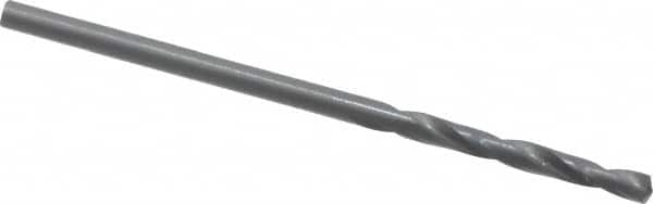 Precision Twist Drill - #46 135° Spiral Flute High Speed Steel Screw Machine Drill Bit - Exact Tooling