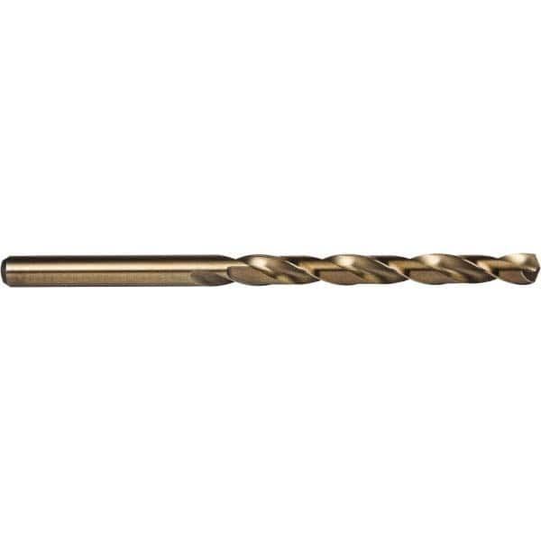 Precision Twist Drill - 3/8" 135° Spiral Flute Cobalt Taper Length Drill Bit - Exact Tooling