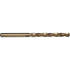 Precision Twist Drill - 3/8" 135° Spiral Flute Cobalt Taper Length Drill Bit - Exact Tooling