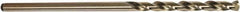 Precision Twist Drill - 9/64" Diam, 6" OAL Oxide/Gold Cobalt Aircraft Extension Drill Bit - 135° Point Angle - Exact Tooling