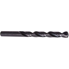 Precision Twist Drill - 0.242" Diam, 6" OAL Oxide High Speed Steel Aircraft Extension Drill Bit - Exact Tooling