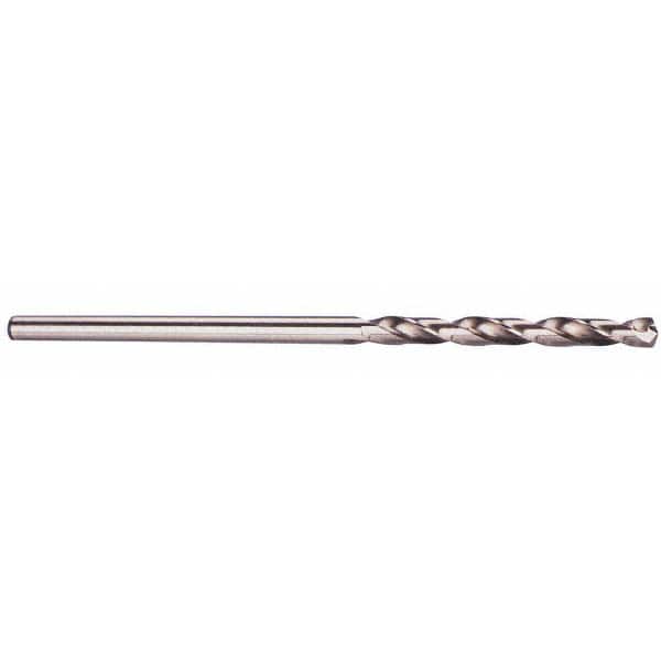 Hertel - 0.096" Diam, 12" OAL Bright Cobalt Aircraft Extension Drill Bit - Exact Tooling