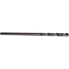 Precision Twist Drill - 0.166" Diam, 12" OAL Oxide High Speed Steel Aircraft Extension Drill Bit - Exact Tooling