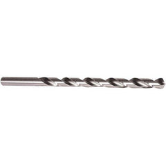 Precision Twist Drill - 9/16" 118° 2-Flute High Speed Steel Extra Length Drill Bit - Exact Tooling