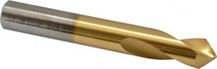 Precision Twist Drill - 3/4" Body Diam, 90°, 5" OAL, High Speed Steel Spotting Drill - Exact Tooling