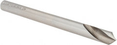 Precision Twist Drill - 1/2" Body Diam, 90°, 6" OAL, High Speed Steel Spotting Drill - Exact Tooling