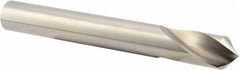 Precision Twist Drill - 1" Body Diam, 90°, 8" OAL, High Speed Steel Spotting Drill - Exact Tooling