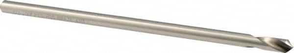 Precision Twist Drill - 1/4" Body Diam, 90°, 6" OAL, High Speed Steel Spotting Drill - Exact Tooling
