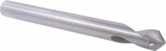 Precision Twist Drill - 1" Body Diam, 90°, 10" OAL, High Speed Steel Spotting Drill - Exact Tooling