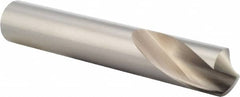 Precision Twist Drill - 1" Body Diam, 120°, 6" OAL, High Speed Steel Spotting Drill - Exact Tooling