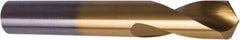 Precision Twist Drill - 1" Body Diam, 120°, 6" OAL, High Speed Steel Spotting Drill - Exact Tooling