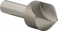 Precision Twist Drill - 1" Head Diam, 1/2" Shank Diam, 1 Flute 82° High Speed Steel Countersink - Exact Tooling