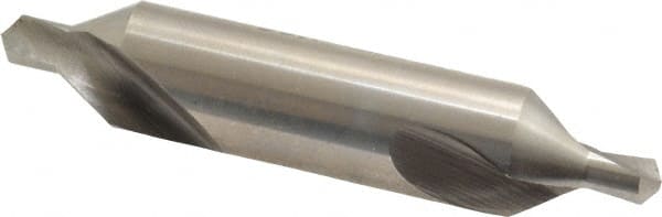 Precision Twist Drill - #7 Plain Cut 60° Incl Angle High Speed Steel Combo Drill & Countersink - Exact Tooling