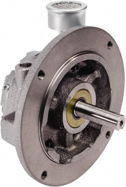 Gast - 0.92 hp Counterclockwise Flange Air Actuated Motor - 0:00 Gear Ratio, 3,000 Max RPM, 1.181" Shaft Length, 1/2" Shaft Diam - Exact Tooling