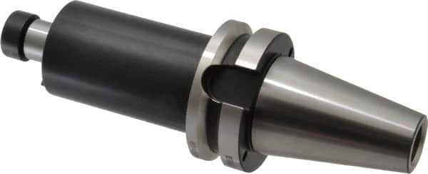 Kennametal - BT40 Taper Shank 3/4" Pilot Diam Shell Mill Holder - 4" Flange to Nose End Projection, 1-3/4" Nose Diam, 3/8-24 Lock Screw, Through-Spindle & DIN Flange Coolant - Exact Tooling