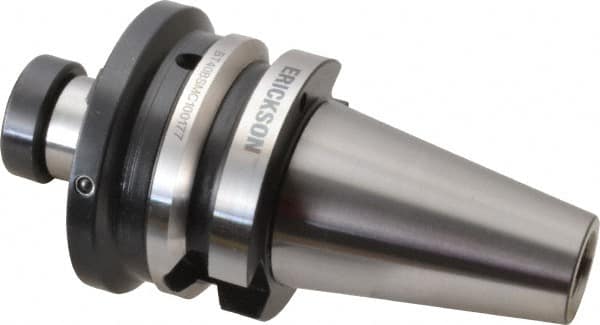 Kennametal - BT40 Taper Shank 1" Pilot Diam Shell Mill Holder - 1.77" Flange to Nose End Projection, 2-3/4" Nose Diam, 1/2-20 Lock Screw, Through-Spindle & DIN Flange Coolant - Exact Tooling