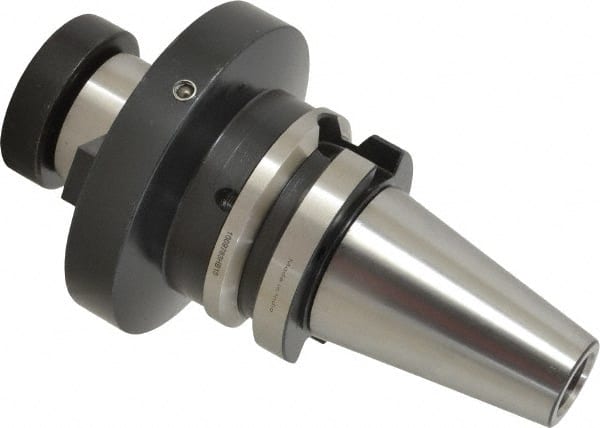 Kennametal - BT40 Taper Shank 1-1/2" Pilot Diam Shell Mill Holder - 2.36" Flange to Nose End Projection, 3.63" Nose Diam, 3/4-16 Lock Screw, Through-Spindle & DIN Flange Coolant - Exact Tooling