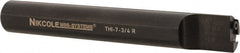 NIKCOLE MINI-SYSTEMS - Internal Thread, 1" Max Depth of Cut, 5-1/2" OAL, Right Hand Indexable Grooving Cutoff Toolholder - 3/4" Shank Width, GIE Insert Style, THI Toolholder Style, Series Mini-Systems - Exact Tooling