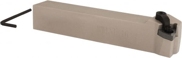 Iscar - MWLN, Left Hand Cut, 1" Shank Height x 1" Shank Width, Negative Rake Indexable Turning Toolholder - 6" OAL, WN..43. Insert Compatibility, Series Isoturn - Exact Tooling