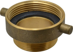 EVER-TITE Coupling Products - 3 FNST x 2-1/2 MNST Hydrant Adapter - Brass - Exact Tooling