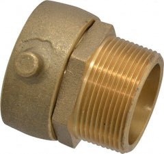EVER-TITE Coupling Products - 1-1/2 FNST x 1-1/2 MNPT Hydrant Swivel Adapter - Brass - Exact Tooling