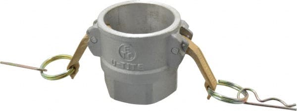 EVER-TITE Coupling Products - 2" Aluminum Cam & Groove Suction & Discharge Hose Female Coupler Female NPT Thread - Part D, 2" Thread, 250 Max psi - Exact Tooling
