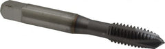 OSG - 3/8-16 UNC, 3 Flute, TiCN Finish, High Speed Steel Spiral Point Tap - Plug Chamfer, Right Hand Thread, 2-15/16" OAL, 1-1/4" Thread Length, 0.381" Shank Diam, 3B Class of Fit - Exact Tooling
