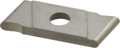 NIKCOLE MINI-SYSTEMS - GIE 2mm Cutting Width Carbide Grooving Insert - 6mm Max Depth of Cut, Right Hand, 1mm Corner Radius - Exact Tooling